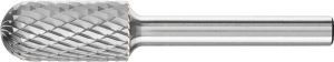 cylindrical radius carbide burr